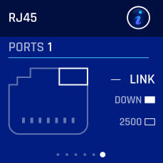 image of RJ45 Down display