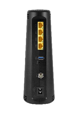 Back View of Zoom 5350 modem