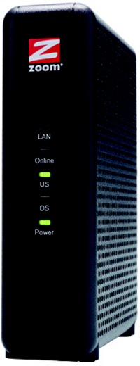 image of the modem Front view