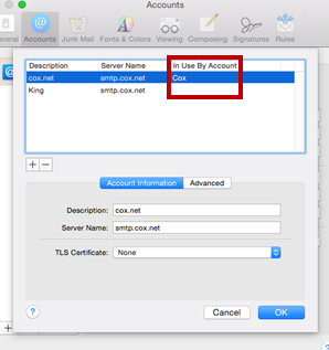 Cox.Net Email Settings For Mac Mail Cox.Net Email Settings For Mac Mail