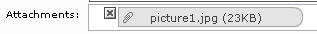 delete attachment