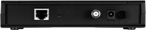 image of back view of modem