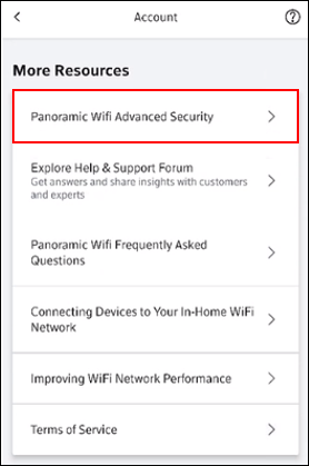 Image of Advanced Security tab