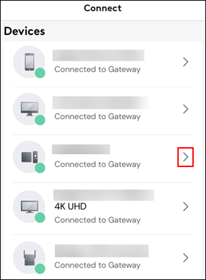 image of the devices screen in the pano wifi app