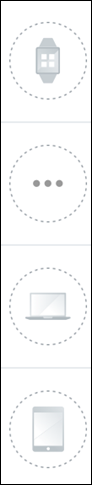 image of greyed out device example icons