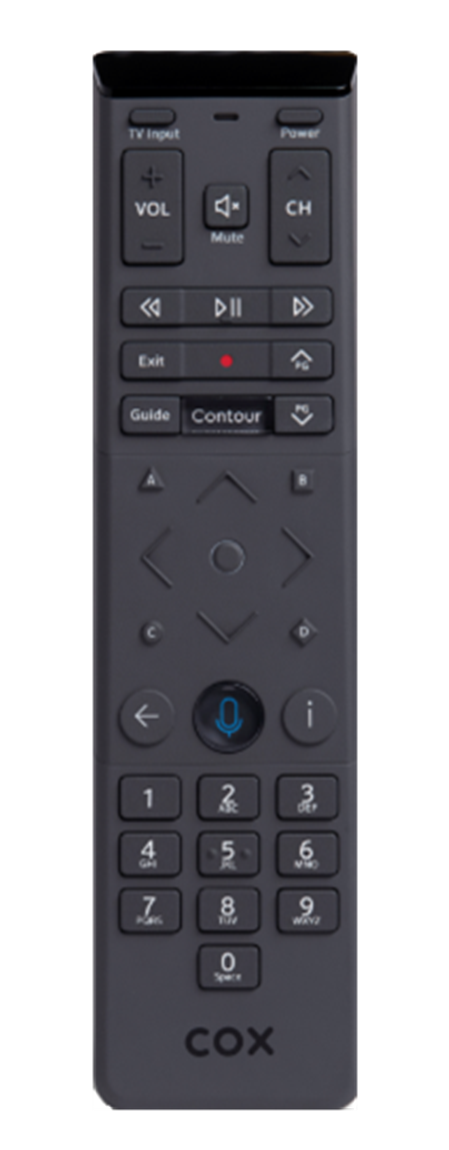 Contour 2 XR15 remote control, click for full-size image.