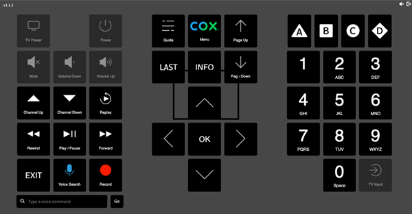 image of accessible web remote