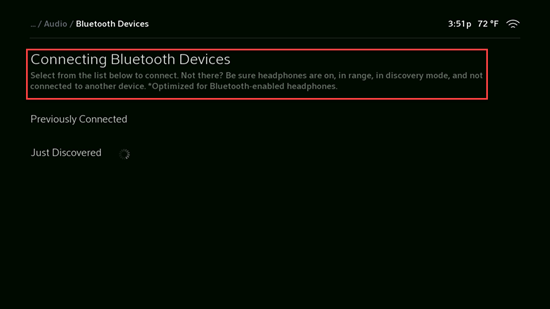 Image of Connecting Bluetooth Devices in Bluetooth Settings
